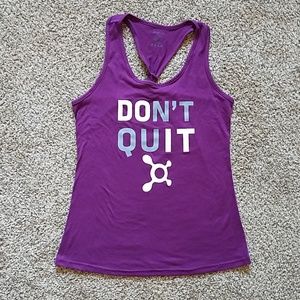 Purple Orange Theory Tank Top